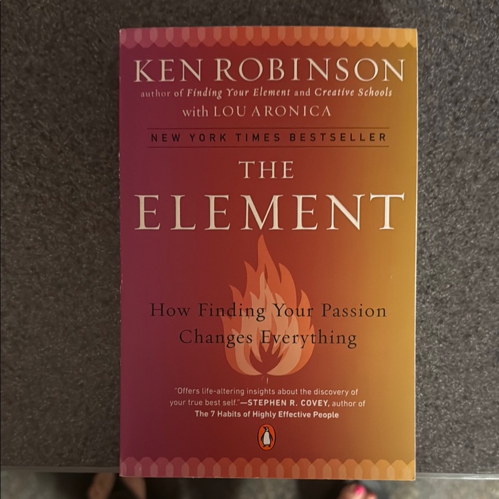 The Element by Ken Robinson - Orange Cover